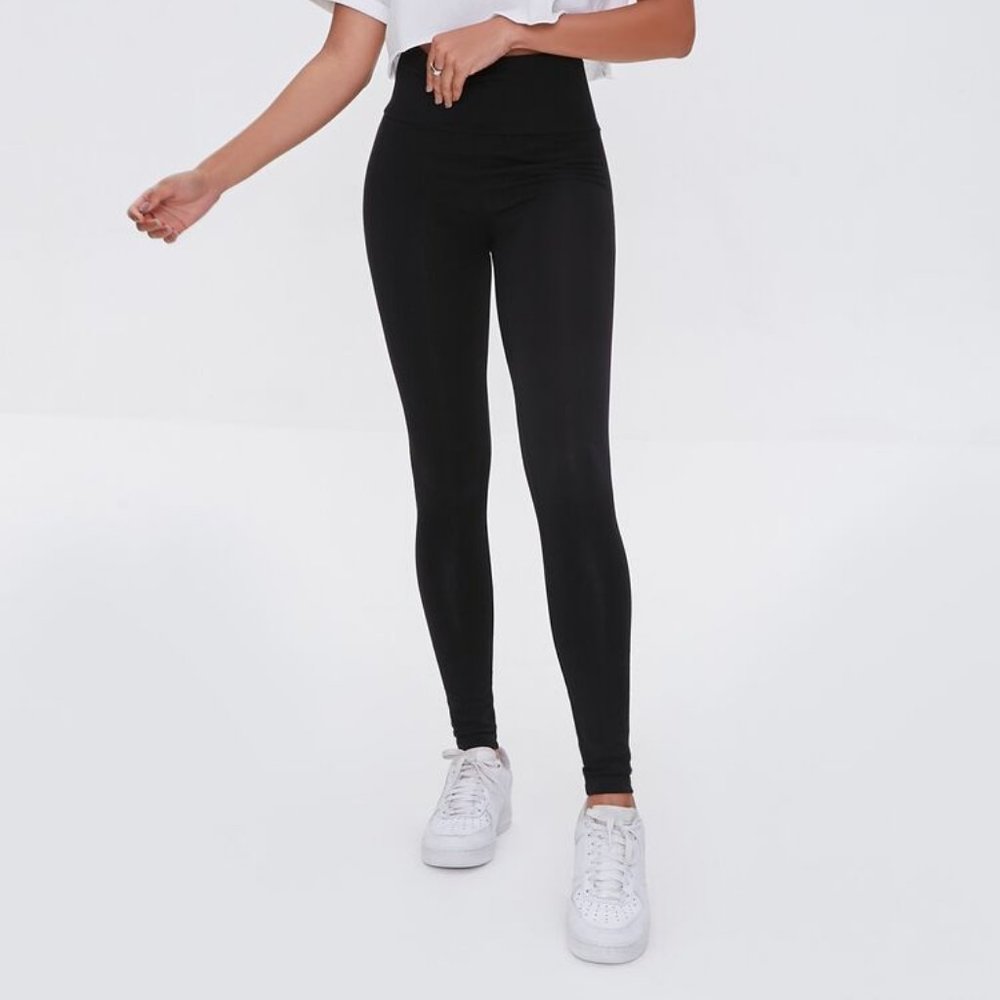 Forever 21 Black Leggings Size Small